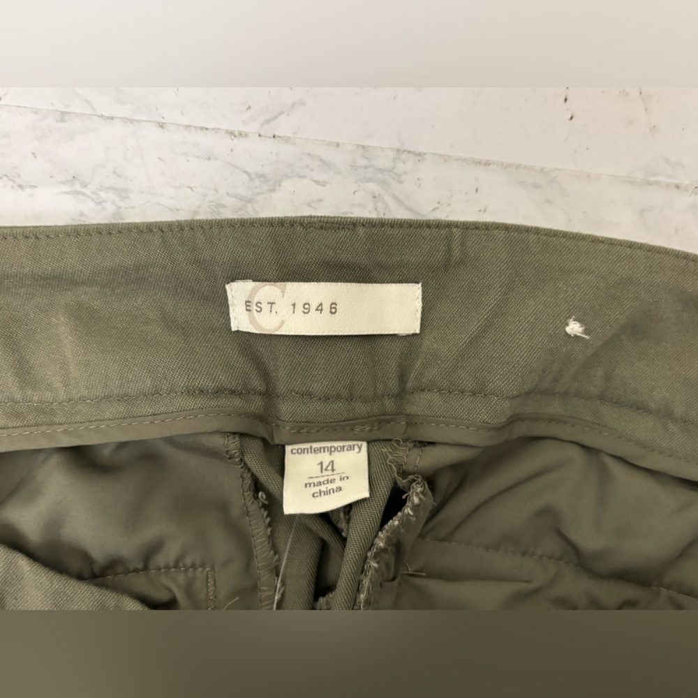 Cato Est 1946 Contemporary Fit Pants Sz 14 Gray Straight NWOT - Picture 6 of 6